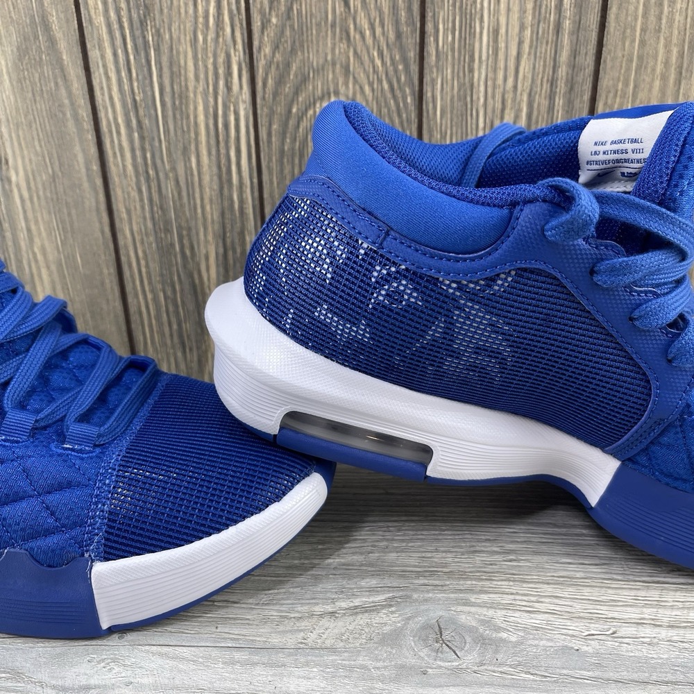 Nike LeBron Witness VIII 8 TB Game Royal Blue White FB9944-401 Size 8.5 Men's - Picture 10 of 16